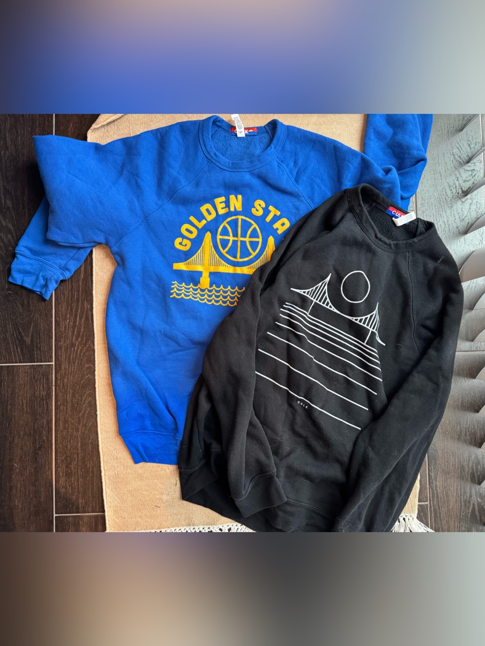 Bundle of Two Culk Sweatshirts, Size XL, Bay Area